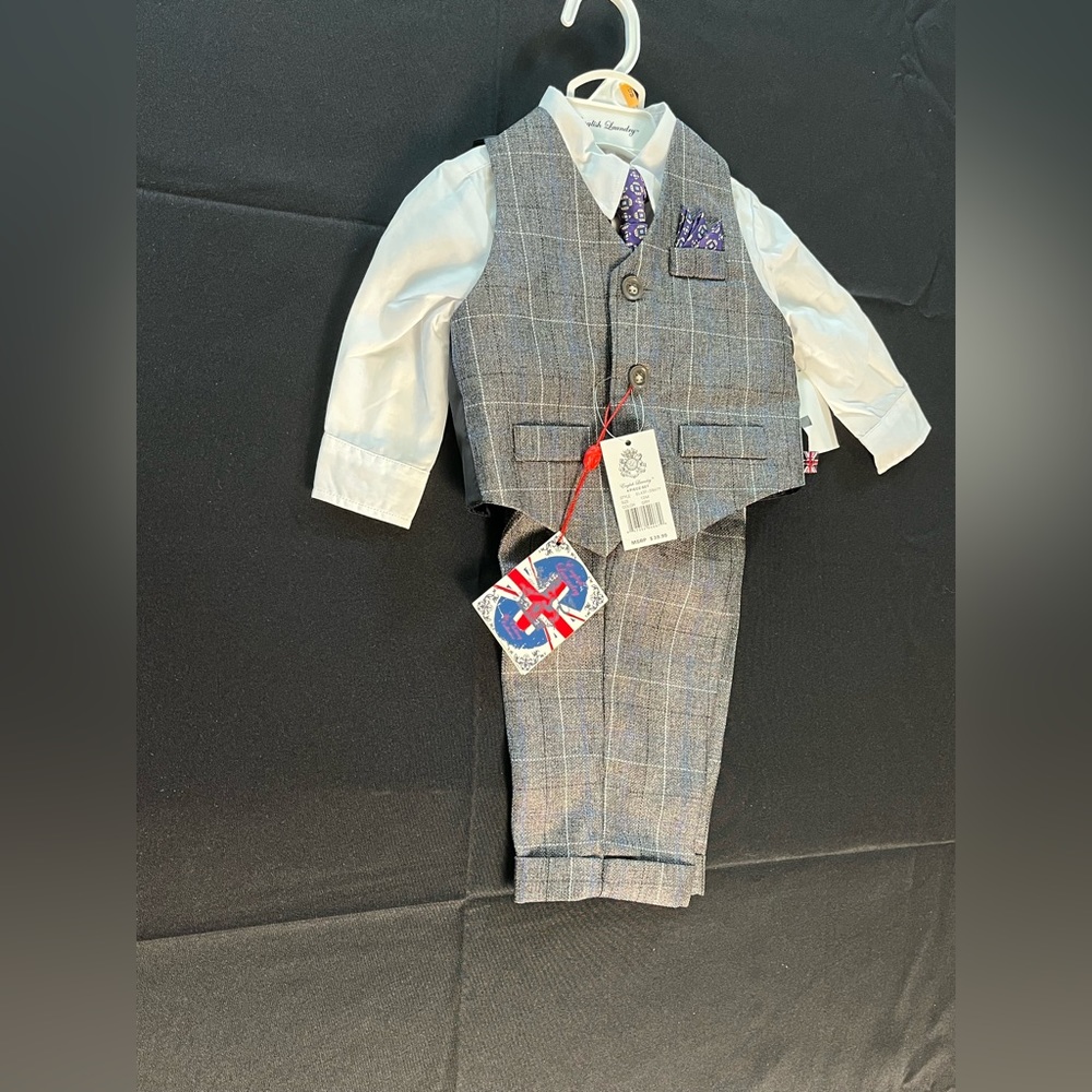 NWT English laundry suit set 12M